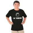 thumbnail image 5 of Thinking Loading Computer Nerd Geek Crewneck T Shirts Boy Girl Teen Brisco Brands L, 5 of 6