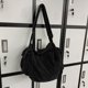 thumbnail image 1 of Bolso bandolera de pana Bolsos de hombro de gran capacidad a la moda Bolso informal (Negro), 1 of 5