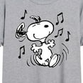 thumbnail image 3 of Peanuts - Snoopy Dancing  - Women's Oversized T-Shirt, 3 of 6