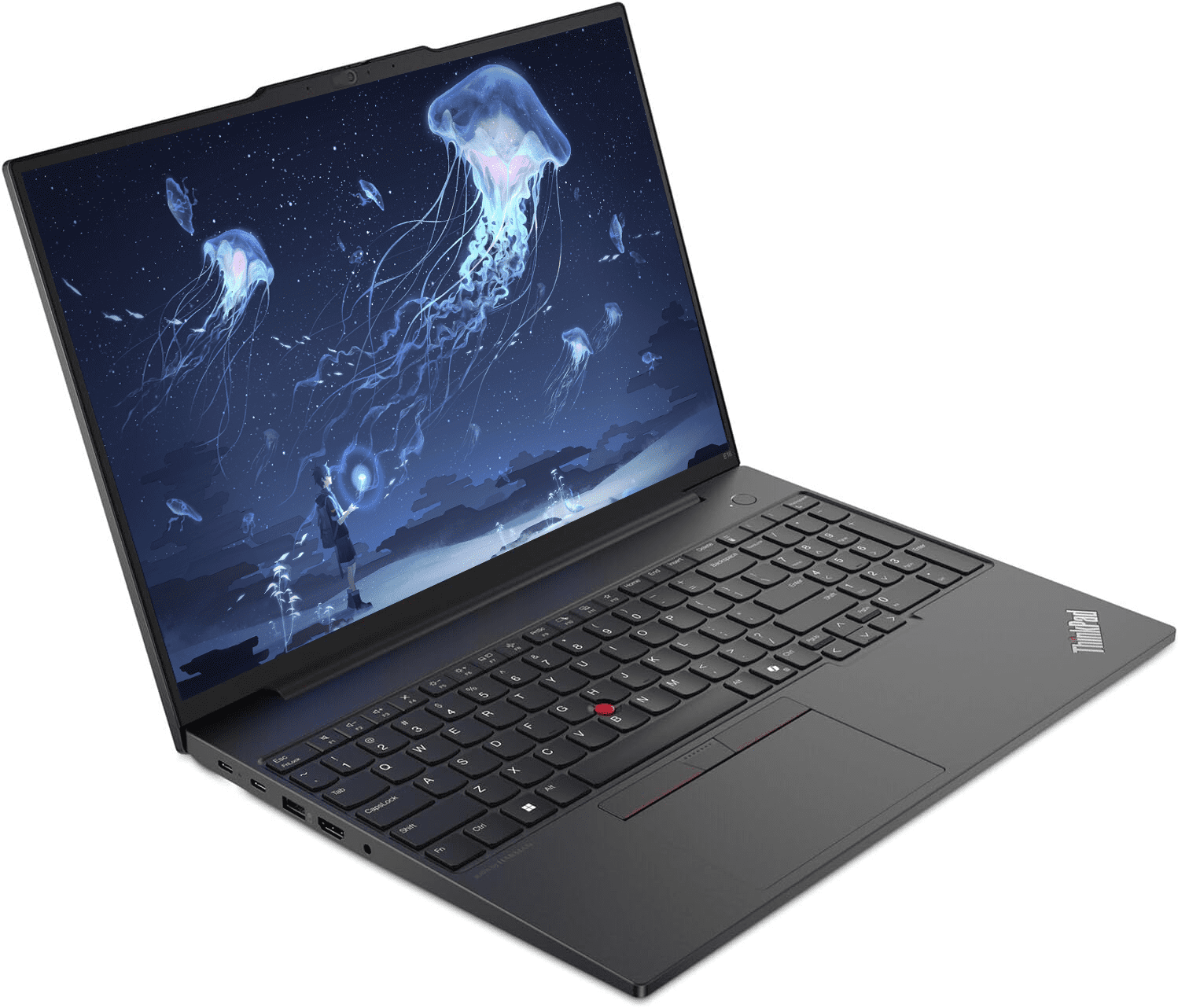 Lenovo ThinkPad E16 16" WUXGA Business Laptop, AMD Ryzen 5 7530U (Beat i7-1165G7), Up to 4.5GHz, 40GB RAM, 2TB PCIe SSD, Fingerprint, HDMI, RJ-45, Wi-Fi 6, Windows 11 Pro, Black, with 5ave Kit
