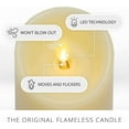 Luminara Flameless LED Candle, Moving Flame Pillar, Remote Ready, Timer