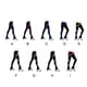 thumbnail image 3 of Sonducket pantalones de patinaje sobre hielo práctica pantalones de patinaje de alta elasticidad amigables con la piel polainas de entrenamiento Uniforme atlético Lago Azul/S, 3 of 5