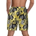 thumbnail image 4 of Goofa Orchids Flowers Printed Men's Swim Trunks Board Shorts Quick Dry Mens Swimming Trunks with Compression Liner,Breathable Fit Hawaii Beach Shorts-Medium, 4 of 9