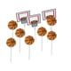 thumbnail image 1 of 24 Pcs Cake Decorating Basketball Party Supplies Cupcake Topper Cake Decorations, 1 of 3