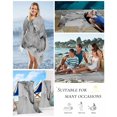 thumbnail image 5 of Marble Grey Beach Towels Oversized Super Absorbent, Modern Abstract Ink Painting Luxury Lightweight Bath Towel Quick Dry Sets For Bathroom/Pool/Rv Camping/Beach Play/Gym Room/Picnic 23"x47", 5 of 8