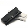 thumbnail image 3 of Caja de Gasses, caja de gafas de sol de cuero hecha a mano de moda, caja de gafas de sol con hebilla de clavo, bolsa suave, 3 of 4