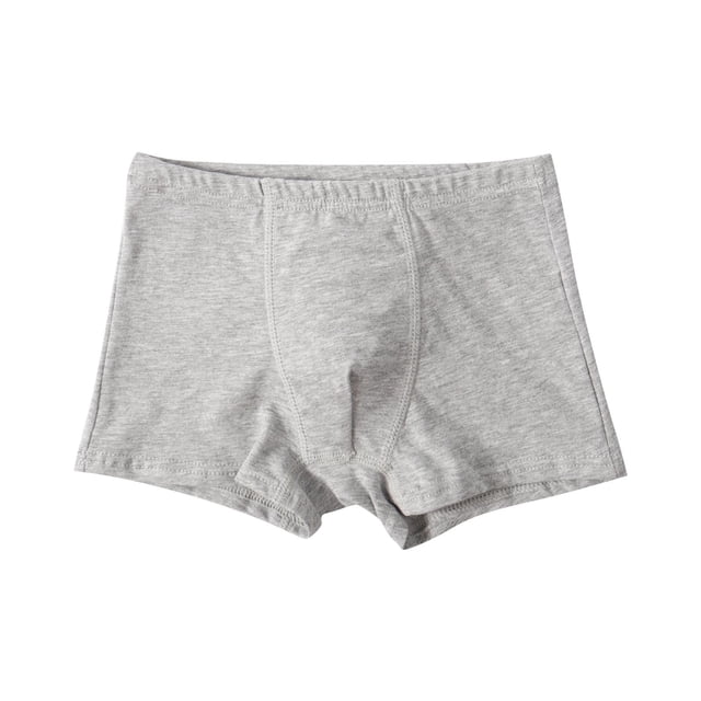Pantalones Cortos Cómodos para Niños Ropa Interior Transpirable de Cuatro Esquinas de Color Sólido para Niños