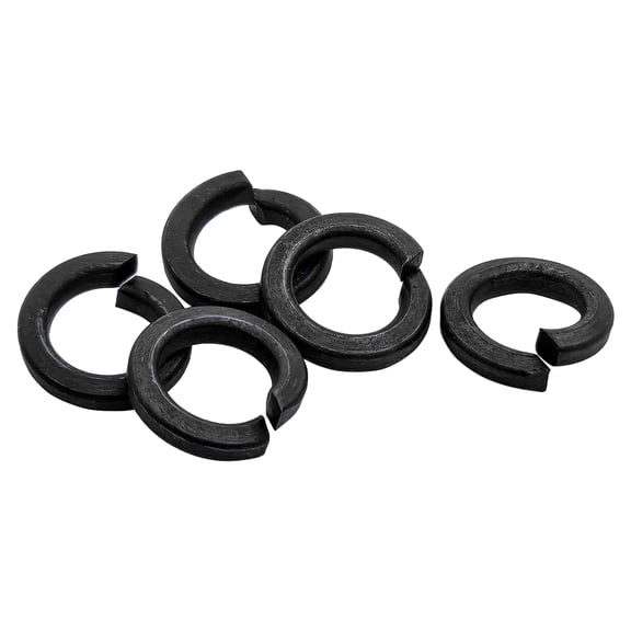 M6 Spring Lock Washers,Metric Split Lock Washers for Screws And Bolts,Carbon Steel Black Oxide Finish,Pack of 100