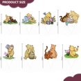 thumbnail image 2 of Cupcake Toppers FurPaw Winnie Bear, 48 unidades, para baby shower o cumpleaños, 2 of 6