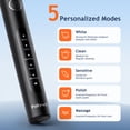 thumbnail image 4 of Fairywill D7s Pro Sonic Electric Toothbrush for Adults and Kids, Rechargeable Kit with 8 Dupont Brush Heads & Travel Case, 47000 VPM, 5 Modes, Fast Charge, 60-Day Battery, IPX7 Waterproof, Black, 4 of 11