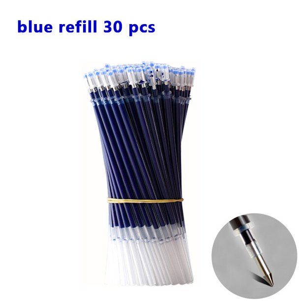 Juego de bolígrafos de Gel con punta de bala, suministros escolares y de oficina, papelería kawaii, accesorios de papelería, negro, azul y rojo, 0,5mm