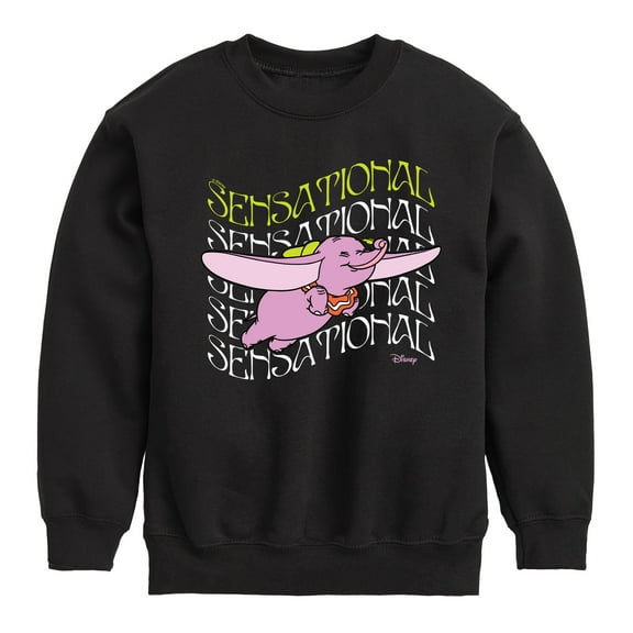 Disney Dumbo Animated - Sensational - Toddler & Youth Crewneck Fleece Sweatshirt