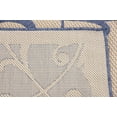 thumbnail image 4 of Unique Loom Outdoor Botanical Collection Area Rug - Gate (6' 1" x 9' Rectangle Blue/Beige), 4 of 8