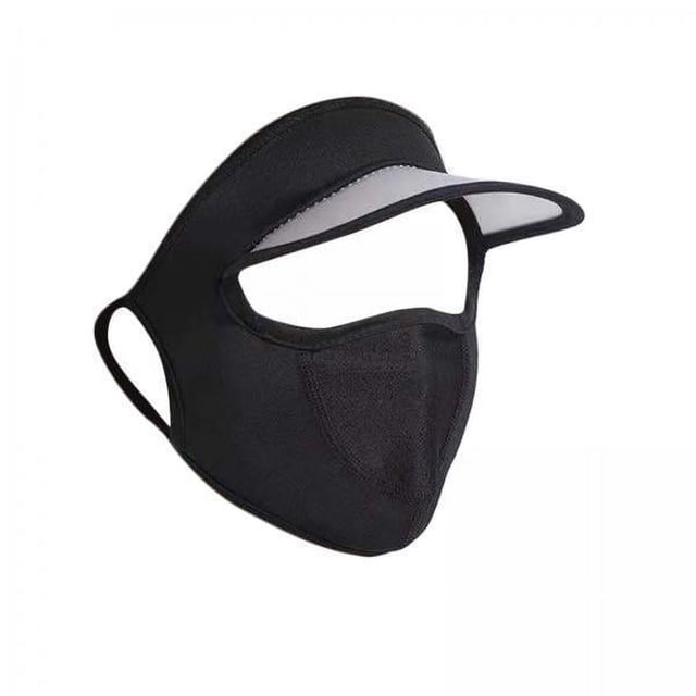 2xCubierta facial Sombrero para el sol Mascarilla facial para mujer con ala de sombrero para escalar viajes al aire libre 2 piezas