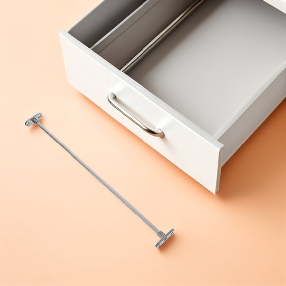 HAMPPLIES Stainless Steel Hanging File Holder Bars Heavy Duty for File Cabinet Storage