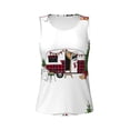 thumbnail image 3 of Picia Vintage Buffalo Plaid Christmas Camper Pattern Women's Workout Tank Top,Breathable Activewear,Slim Fit Athletic Top,Versatile Workout Moisture-wicking top-XX-Large, 3 of 9