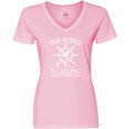 thumbnail image 3 of Inktastic Ocean is Calling Cute Nautical Octopus Women's V-Neck T-Shirt, 3 of 5