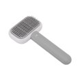 thumbnail image 2 of Cat Brush, Remove Floating Hair Comfortable Multifunctional 135° Inclination Angle Cat Grooming Brushes  For Cats Gray White, 2 of 8