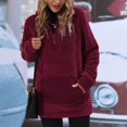 thumbnail image 4 of Vedolay Zip Up Hoodies for Women's 2023 Sweatshirts Hoodies Crewneck Oversized Pullover Casual Comfy Fall Fashion Clothes,A XL, 4 of 5