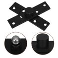thumbnail image 3 of Door Pivot Hinge 360°Rotation Hidden Door Hinge Concealing Door Hinge Household Hinge Stainless Steel Rotation Hidden Door Pivot Hinges Hardware Black L, 3 of 8