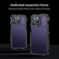 thumbnail image 3 of Ensemble de Montage Vidéo pour Téléphone Intelligent, Trousse de Vlog Incluant Cage pour Téléphone Intelligent avec Supports pour Chaussures Froides et Trous Filetés de 1/4 Po + Poignée pour l'Enregistrement Vidéo de Vlog, Diffusion en Direct, Compatible avec iPhone 13 Pro Max, 3 of 8