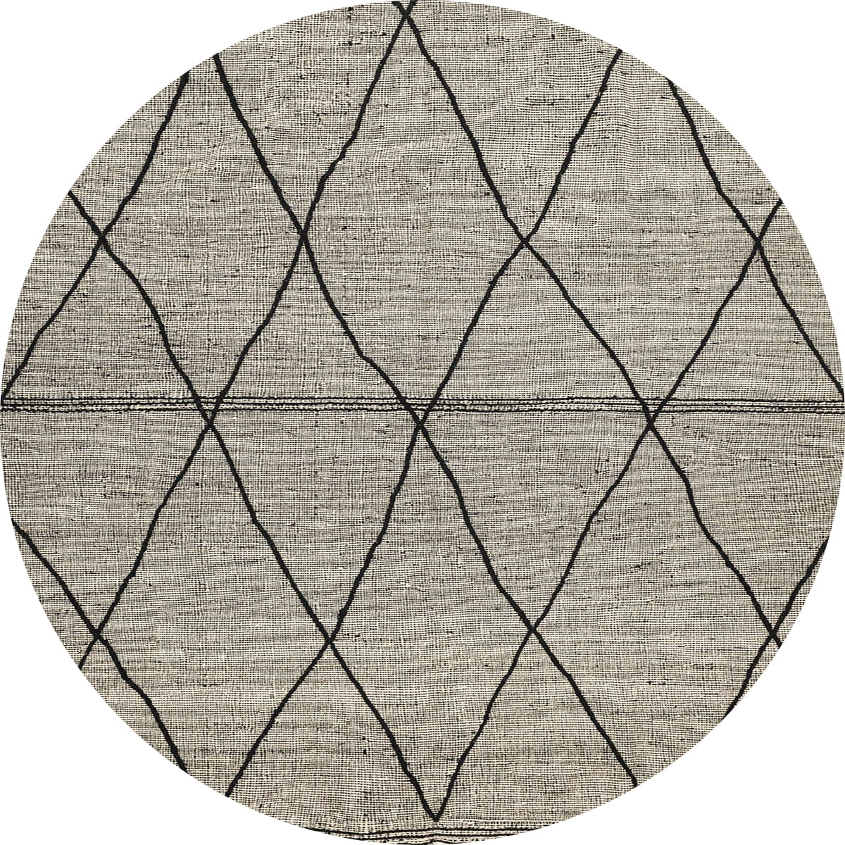 Ahgly Company Indoor Round Abstract Tan Brown Gold Abstract Area Rugs ...