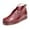 Burgundy, variant on HAMARA JOE Men's Genuine Leather High Top Moc Toe Desert Chukka Male Casual Boots