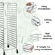 thumbnail image 5 of Rack Espiguero Panadero Carrito 20 Charolas Con Ruedas Rejilla para bandejas de panecillos para bandejas completas y medias bandejas, cocina, restaurante, pizzería, hogar y hotel, 5 of 7