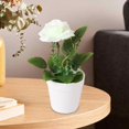 thumbnail image 2 of Jubilant  Artificial Potted Plant Faux Rose Decoration Artificial Potted Rose Faux Flower Bonsai for Home Office Decor Maintenance-free Indoor for Photography, 2 of 8