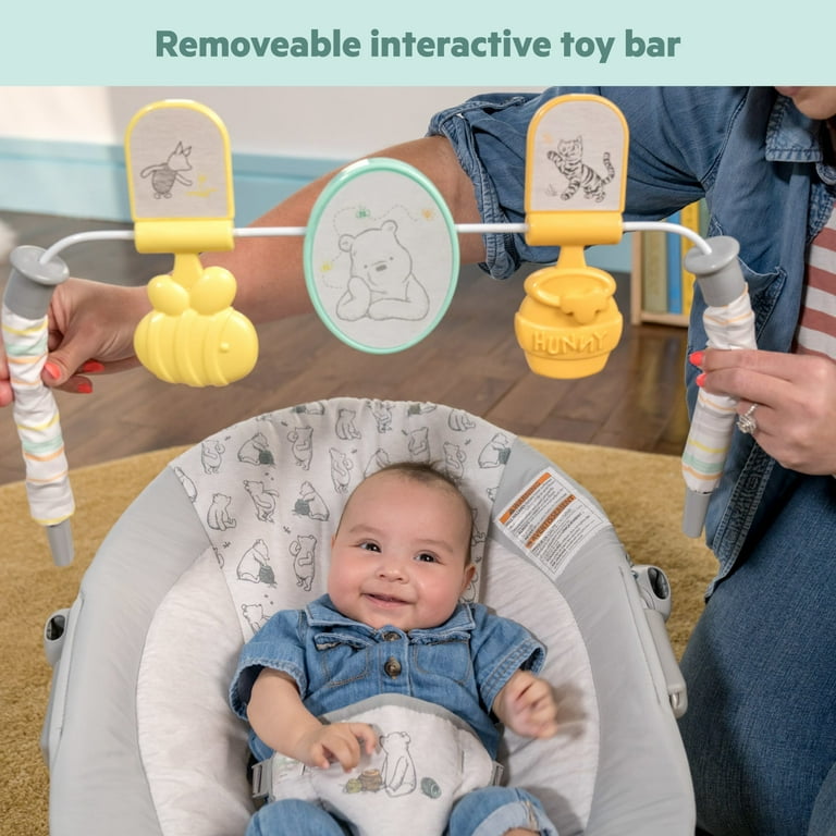Disney Baby Winnie the Pooh Classic Pals Vibrating Bouncer by - Main Image