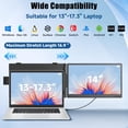 thumbnail image 3 of Monitor portátil de 14" Siaviala para laptop, pantalla extensora FHD IPS, 3 of 7