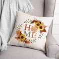 thumbnail image 3 of Creative Products Autumn Home Wreath 16 x 16 Spun Poly Pillow, 3 of 3