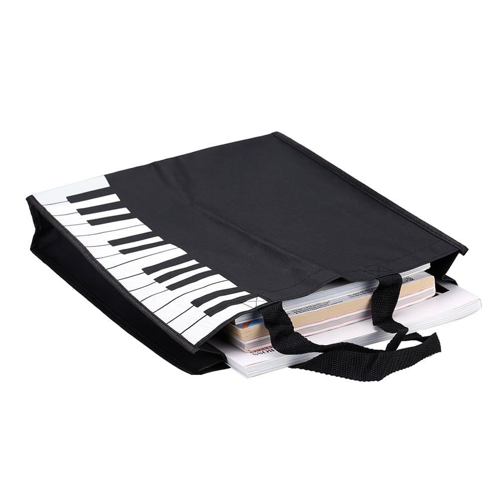 Piano Tote Bag Musician Gift Piano Book Tote Music Bag 