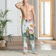 thumbnail image 6 of Lsque Turtle and Sea Life Print Men's Pajama Pants, Lounge Pant - Comfortable Home Wear,Elastic Waistband, Stylish Design-X-Large, 6 of 9