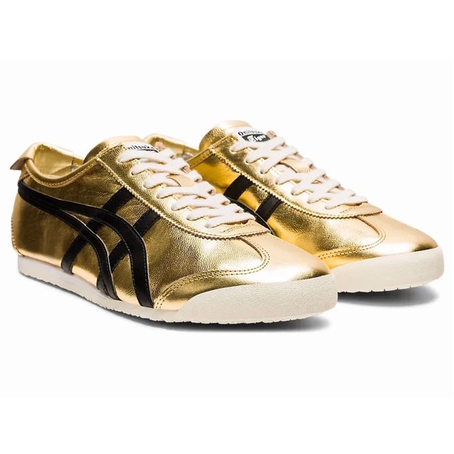 Onitsuka & Tiger MEXICO 66 PURE GOLD Unisex Size 1183B566.200 New with Box