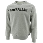 Caterpillar Men's Foundation Logo Print Sweatshirt Gray Size Medium