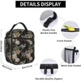 thumbnail image 6 of Black Bats Insulated Lunch Bag, Lunch Box for Office Travel, Lunch Bag for Men and Women, 6 of 6