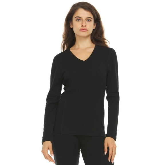 Women's 100% Merino Wool V-Neck - Midweight Sweater