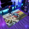 thumbnail image 2 of Sports Soccer Ball Area Rugs, Football Pattern Carpet, Washable Non Slip Low Pile Soft Rug for Bedroom Living Room Decor Mat 2ftx3ft, 2 of 8