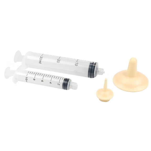 ACDANC 2PCS Clear Baby/Pet Oral Syringe for Milk Medicine Nursing Newborn Pet Feeding Tool for Kitten Puppy Milk Syringe Dog Cat Puppy Feeder Kit