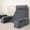 Grace Grey-19 in(5’5”-- 5'10"), variant on Readingow For Bed Sitting Up Adultrest Support With Build-in Arms & Xl Pockets Rest Chair Gaming Relaxing Working Or Watching Tv In Bed/floor-19'' Grey