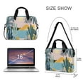 thumbnail image 3 of FORMRS 16" Laptop Bag Carrying Sleeve Case with Handle Travel Shoulder Briefcase, Boho Style Sun, 3 of 8