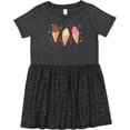thumbnail image 3 of Inktastic Ice Cream Trio with Sprinkles Girls Toddler Dress, 3 of 5