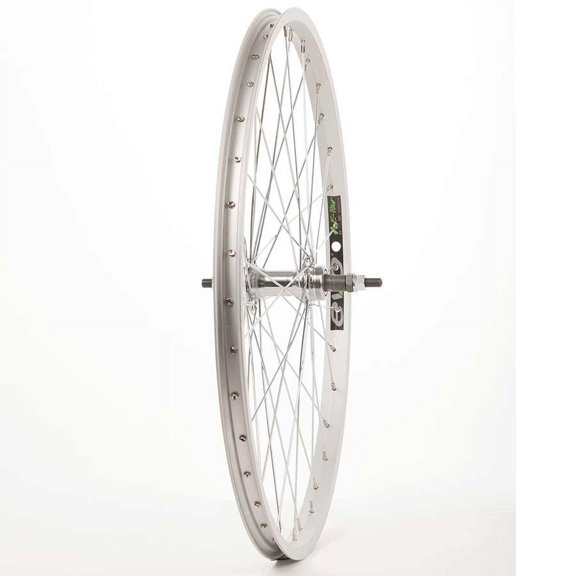 Wheel Shop, Evo Tour 20 Silver/ Formula FM-31, Wheel, Rear, 24'' / 507, Holes: 36, Bolt-on, 135mm, Rim, Freewheel - 041399-02-24