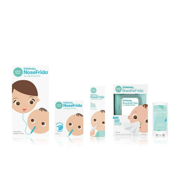 Set para aliviar el resfriado y la gripe Frida Baby NoseFrida Aspirator