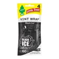 thumbnail image 1 of Aromatizante Para Auto Little Trees Vent wrap Black Ice pack de 4 piezas, 1 of 4