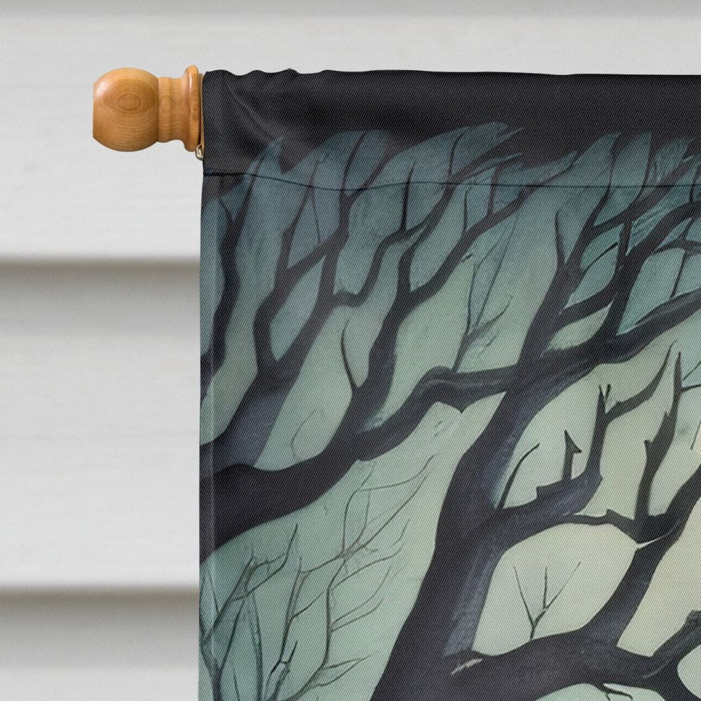 28x40 Inch Double-Sided Halloween Decorative Pole Flag for Outdoor Home Display