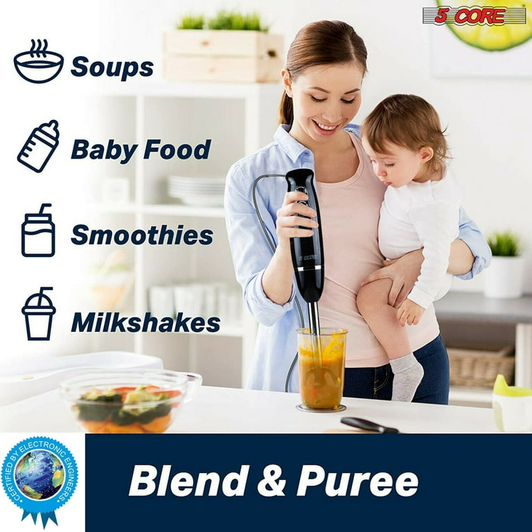 Dropship Hand Blender Immersion Blender Handheld Stick Batidora Electric  Blenders Emersion Hand Mixer For Kitchen 5 Core HB 1510 RED to Sell Online  at a Lower Price