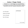 thumbnail image 4 of Zoomtoner Compatible with Okidata C5100 / C5200 Laser Toner Cartridge - High Yield - Cyan Magenta Yellow Black, 4 of 4
