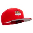 thumbnail image 5 of Gaming Warriors Logo Embroidered Wool Blend Prostyle 2 Tone Snapback - Red OSFM, 5 of 5